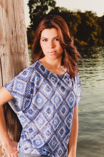 Gaby's Photo-shoot on the river