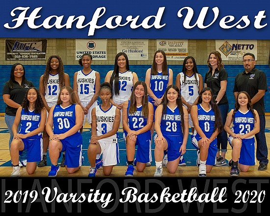 2019 Hanford West Girls Basketball